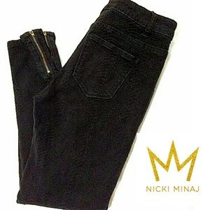 🛍Nicki Minaj snakeskin textured skinny jeans